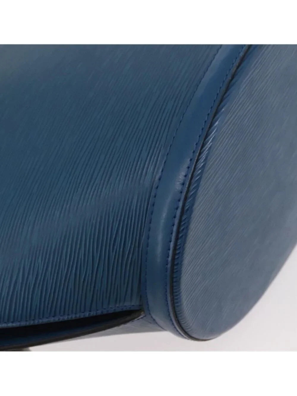 Authentic LOUIS VUITTON Epi Saint Jacques Shopping Shoulder Bag Blue M52275 LV